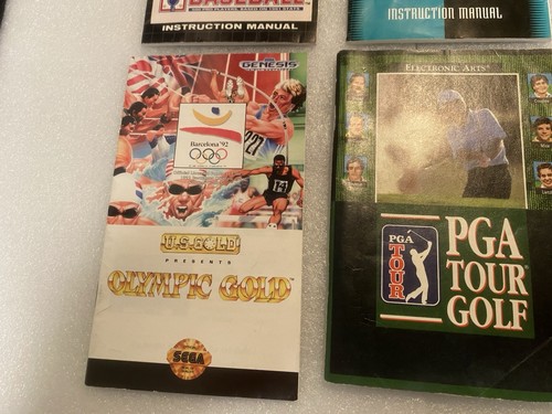 Sega Genesis - Rare Collection Lot of 10 Game Instruction Manuals - Picture 6 of 13