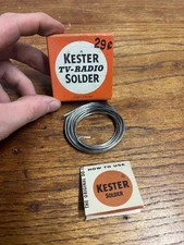 Vintage Kester Tv Radio Solder in Box New Old Stock Complete with Manual