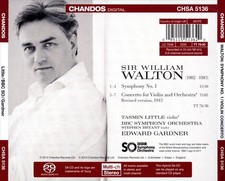WALTON: SYMPHONY NO. 1; VIOLIN CONCERTO NEW CD