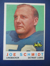 1959 Topps Set-Break #  6 Joe Schmidt Detroit Lions HOF
