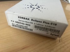HPLC Column  Agilent Zorbax  Eclipse  Plus C18  3.5 µm 150x 4.6  mm  959743-902