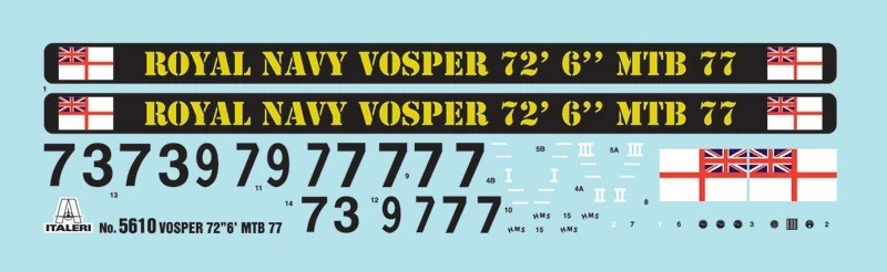 ✅ITALERI 5610 - Scala 1 : 35 Navi Vosper 72’6” MTB 77 Gran Bretagna - Immagine 3 di 4