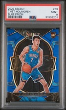 2022-23 Panini Select - Concourse Chet Holmgren #83 Blue Prizm (RC) - PSA 9 MINT