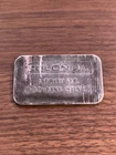 Vintage Rare Engelhard Colonial 1 oz Silver Commercial Bar 1k Mintage Toned