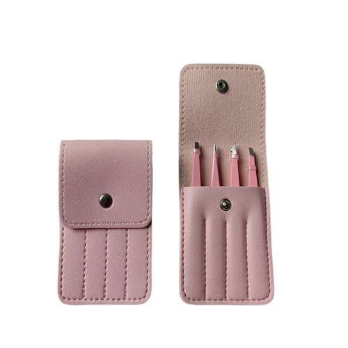 4PCS/Set Pointed Tip Slanted Tweezers Set Eyelash Tweezers Beauty Tool - Picture 14 of 15