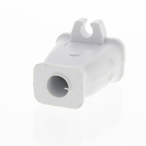 Eagle SA840W White 15A Plug w/ Cord Clip Non-Polarized 1-15P Bulk Non-Grounding - Picture 4 of 7