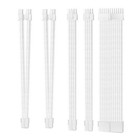 Efficient 30cm White Extension Cable with Comb for Tidy For PC Connections