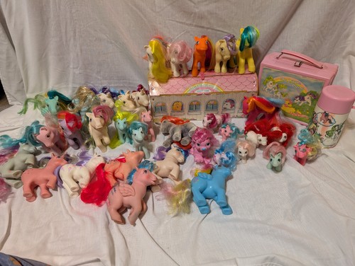 Hasbro My Little Pony G1 1980s Lot Lion Lunchbox Carrying Case As Is - Picture 2 of 22