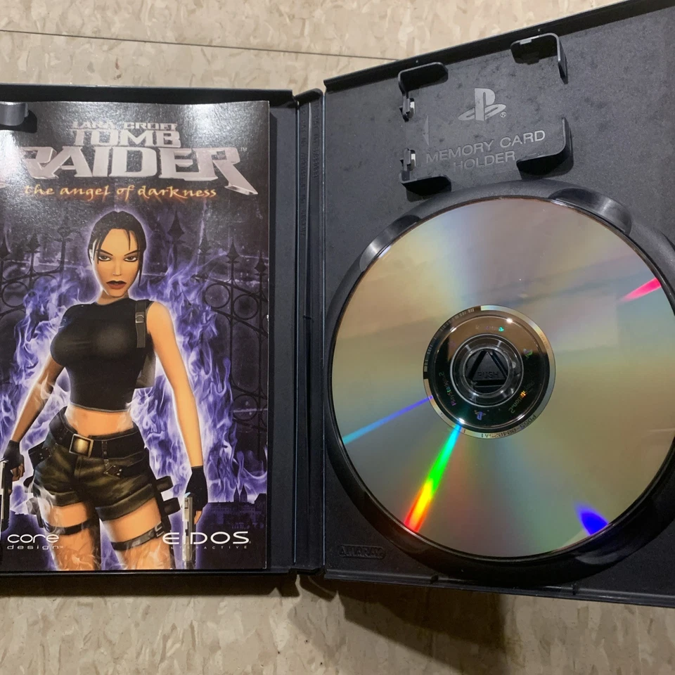 Игра Lara Croft Tomb Raider The Angel of Darkness (Sony PlayStation 2, 2003 года) PS2 в коробке - Изображение 3 из 4