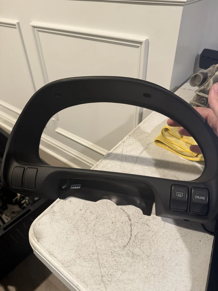 1995 1996 1997 1998 1999 Subaru Legacy Speedometer Bezel Trim OEM W/ Cruise cont - Image 3 of 4