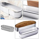 1 Stück Edelstahl Mousse Ringform Einziehbare Backform für Küche Silber