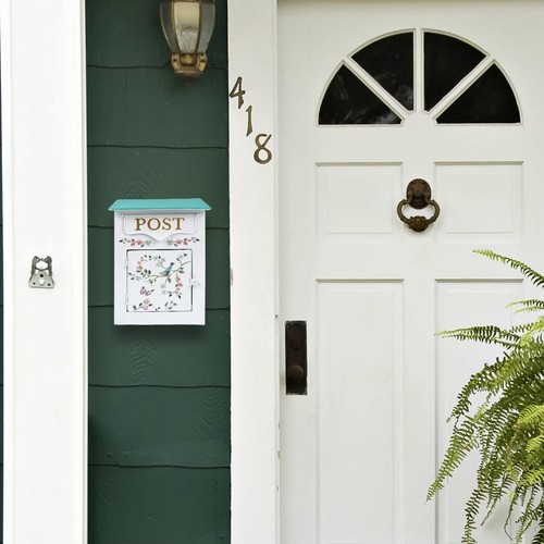 Vintage Briefkasten Postkasten Wandhalterung für Veranda Haustür Dekoration - Bild 4 von 8