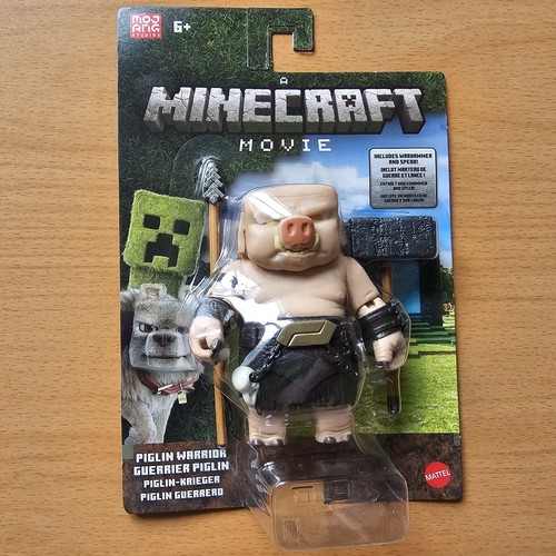 Minecraft Movie Piglin Warrior 4" Actionfigur & Zubehör NEU 2025 Kostenloser Versand