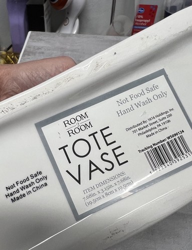 Erdbeere Keramik Beuteltasche Vase Zimmer 2 Zimmer 8x8x3 - Bild 3 von 5