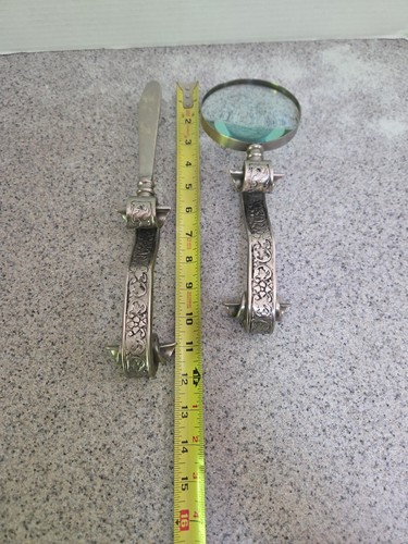 John Richard Numbered Metal Letter Opener And Magnifying Glass Set - Designer - Picture 9 of 9