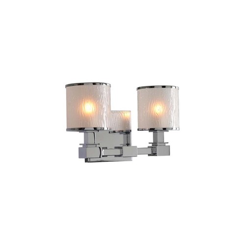 Destin 2-Light 12" Bathroom Vanity Light in Chrome - Picture 1 of 1