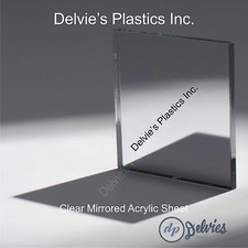 5 Sheets 1/8" CLEAR Mirror Acrylic Plexiglass 12" x 24"