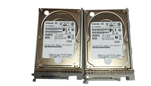 LOT OF 2  Cisco 58-100169-01 UCS-HD300G10K12G 300GB 10K RPM 12Gb/s 2.5" SAS HDD - Picture 1 of 4