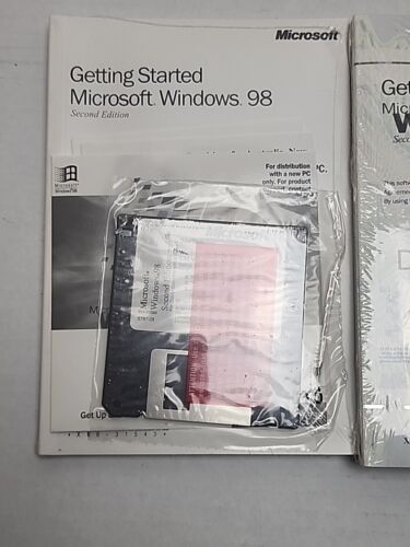 MICROSOFT WINDOWS 98 SE SECOND EDITION FULL OPERATING SYSTEM MS WIN 98SE Sealed - Picture 3 of 8