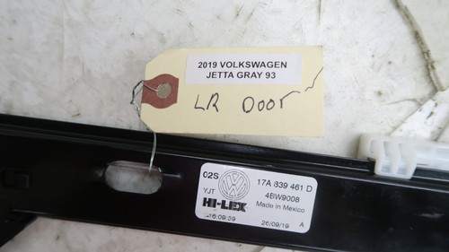 2019-2021 Volkswagen Jetta MK7 OEM Left Rear Door Window Regulator 17a839461 - Bild 10 von 10