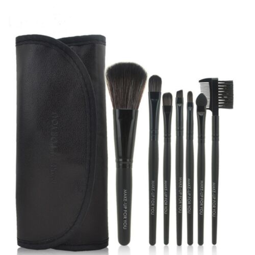 7-teiliges Profi Make-up Pinsel Set - Foundation, Lidschatten & Blending Kosmetik Kit - Bild 3 von 23