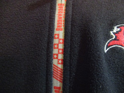 Tampa Bay Buccaneers Full Zip Fleece Vest Men's Medium new with tags Free Ship - Picture 5 of 5