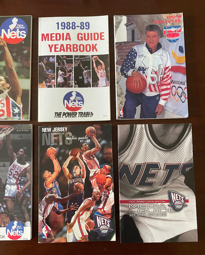 Set of 12 - 1980-89, 1992, 1997, 2001 New Jersey Nets - Media Guide - NBA - Picture 4 of 9