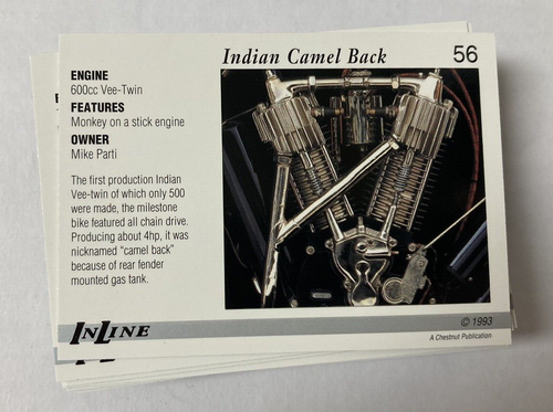 Klassische Motorradkarten 1993 Inline 56 Karten + 1 Hologrammkarte Serie 1 - Bild 22 von 22