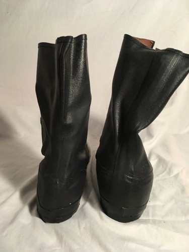NEW OLD STOCK MINER INDUSTRIES MILITARY RUBBER 5 BUCKLE MID CALF OVER BOOTS - Picture 33 of 37