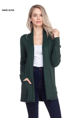 Cielo Women's Classic Pocket Cardigan - Picture 3 of 8