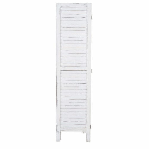 B-Ware Paravent MCW-G30, Trennwand Raumteiler, Shabby-Look 170x160cm weiß - Bild 2 von 6