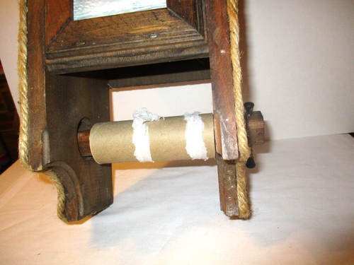 Western Cowboy Theme Wall Mount Toilet Paper Holder - Picture 5 of 9