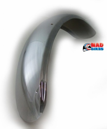 Kawasaki KH250 KH400 Triple New Chrome Front Mudguard Fender Mud Guard - Picture 2 of 5