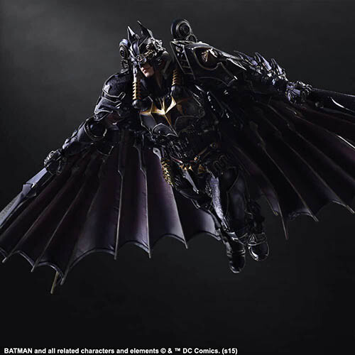 Play Arts Kai Batman Steam Punk Timeless 10" Action Figure Japan Version Officia - Picture 13 of 13