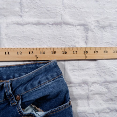 Maurices Curvy Medium Wash Mid rise Boot Womens Blue Jeans Sz 10 - Picture 9 of 12