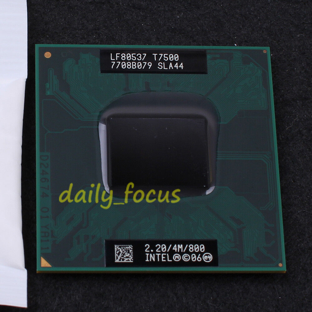 Intel Core 2 Duo Mobile T7500 SLA44 2.2 GHz LF80537GG0494M