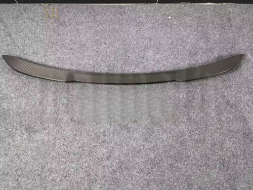 Fits 2024-2026 Porsche MACAN EV Real Carbon Fiber Rear Trunk Middle Spoiler Wing - Picture 4 of 5