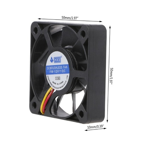 1PC 12V USB Connector PC Fan Heatsink Exhaust Cooling Fan for 22cm Cable 50X10 - Picture 6 of 8