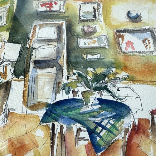 Judy Daniels -Watercolor Painting - Abstract Impressionism Cubism Surrealism Art - Picture 14 of 16