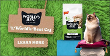 Cat Litter 28Lb ,Multiple Cat Unscented, 12.7 Kg (Pack of 1) Worlds Best 3.84 per kilo