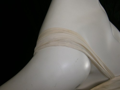 Amy Kuschel Tara Wedding Dress 10 Goddess Sheath Silk Chiffon Straps $2,925USA - Picture 13 of 13