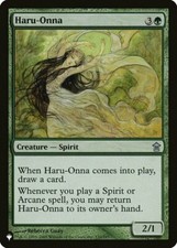 MTG-4x-Near Mint, English-Haru-Onna - The List-The List