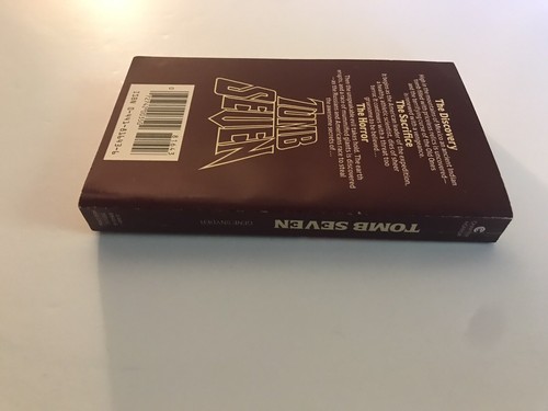 Tomb Seven by Gene Snyder-pb- Horror- Like New- 1st Print-charter - Foto 4 di 5