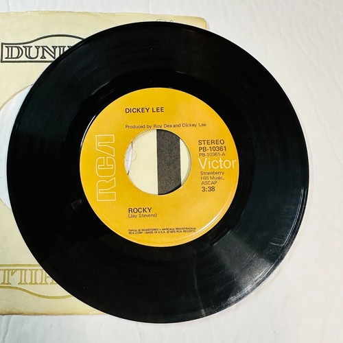 Dickey Lee The Closest Thing To You 7" Vinyl Single RCA Victor Dunhill Sleeve - Foto 2 di 3