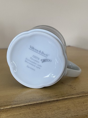 Villeroy & Boch Switch 3 Costa Porcelain Mug and Saucer 2pc Set - Picture 8 of 21