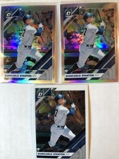 2019 Donruss Optic Baseball Giancarlo Stanton lot of 3 carda