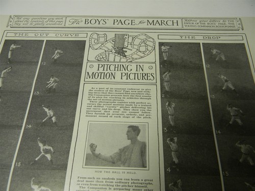 1915 Baseball Pitching in Motion Pictures - Breakdown of Pitching - 8I1 - Bild 1 von 6