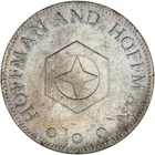 Vintage 1981 Hoffman and Hoffman 3 Dot Star Logo 1 oz .999 Silver Round 500