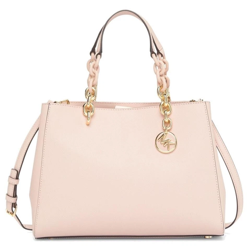 Michael Kors Cynthia Medium Satchel Pale Pink