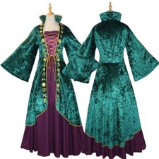 Hocus Pocus Winifred Sanderson Cosplay Costume Halloween Cosplay Costume Dress